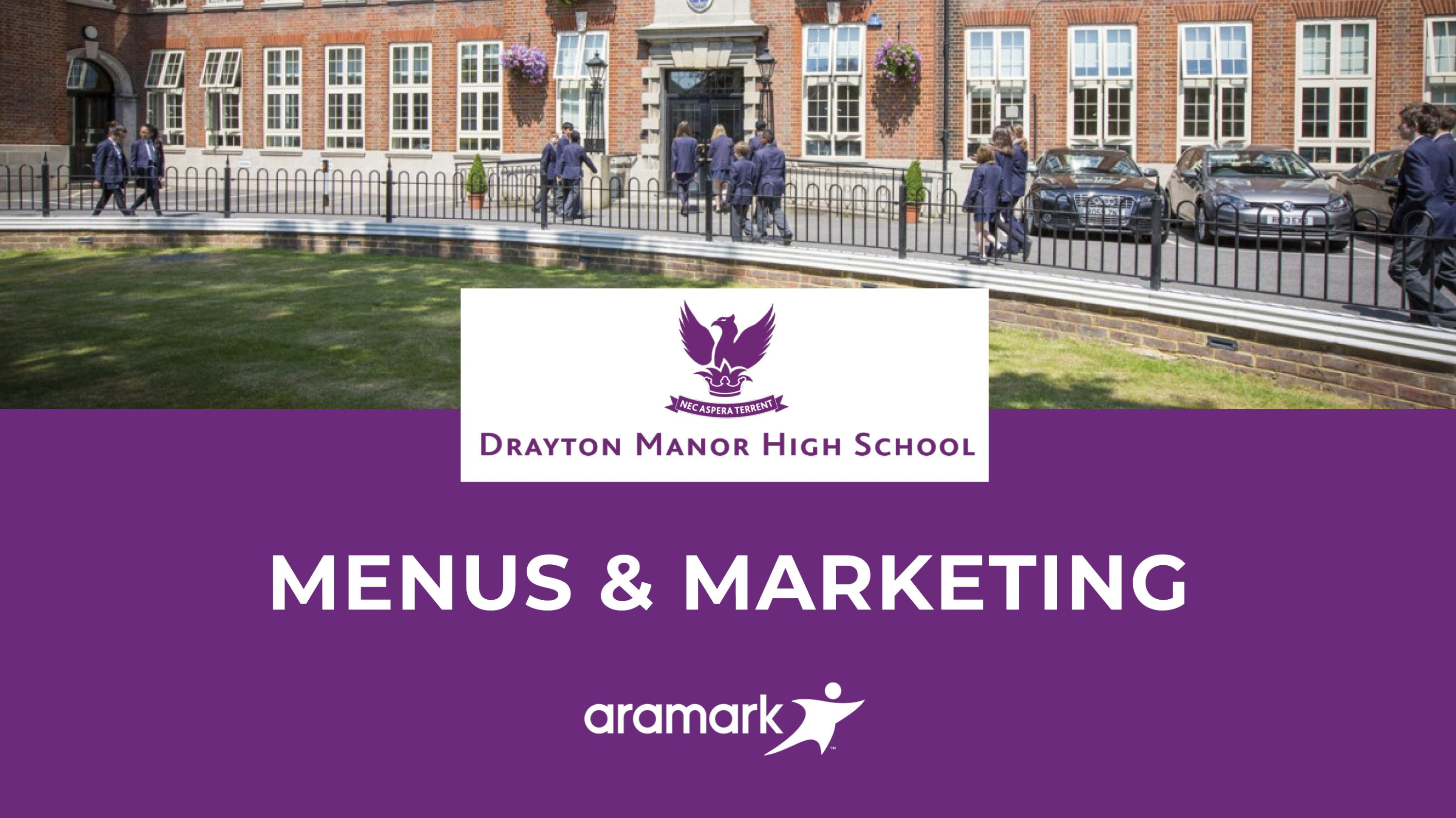 Drayton Manor High School - Menus and Marketing Image