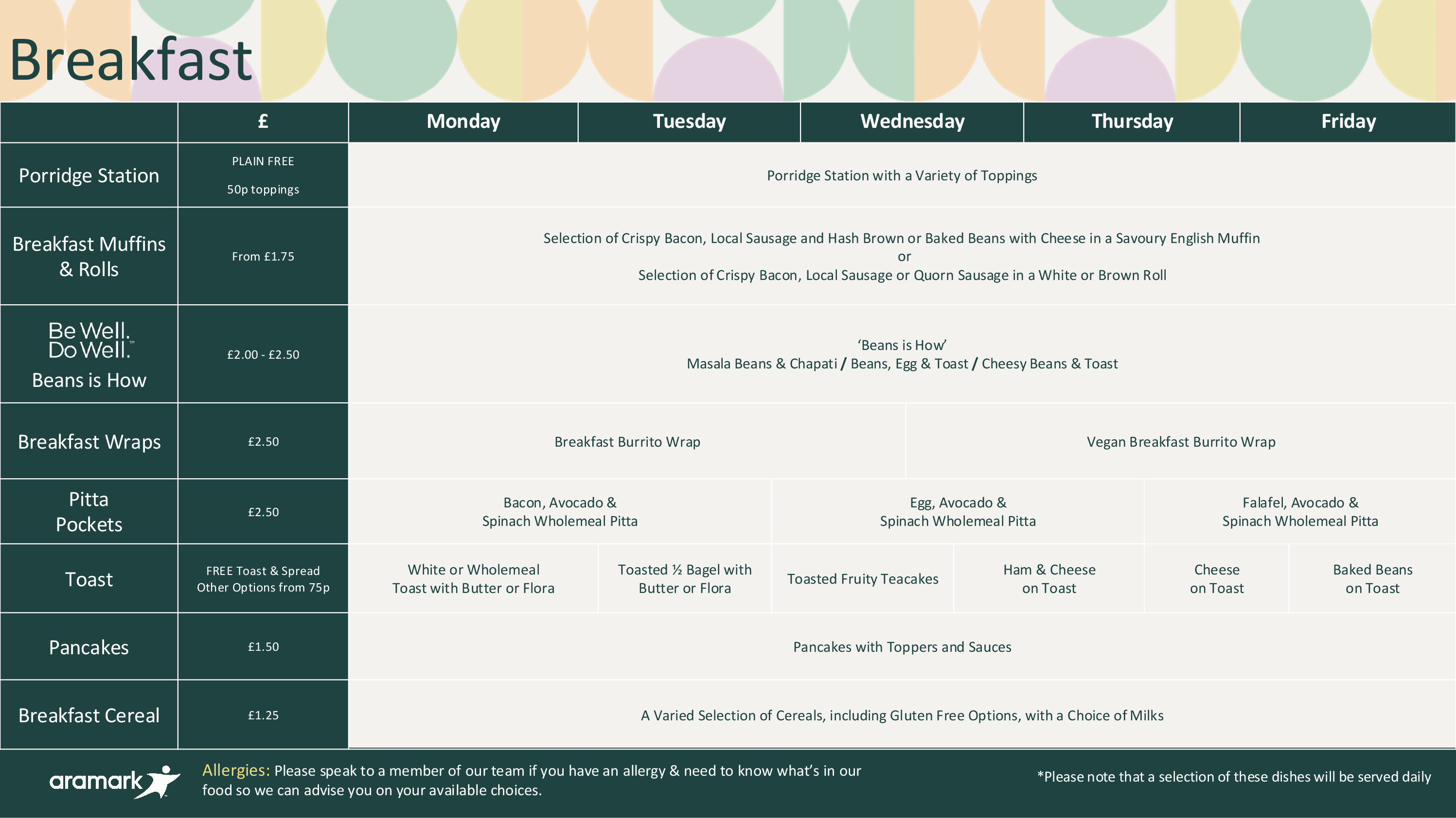 Drayton Manor High School - Menus and Marketing Image
