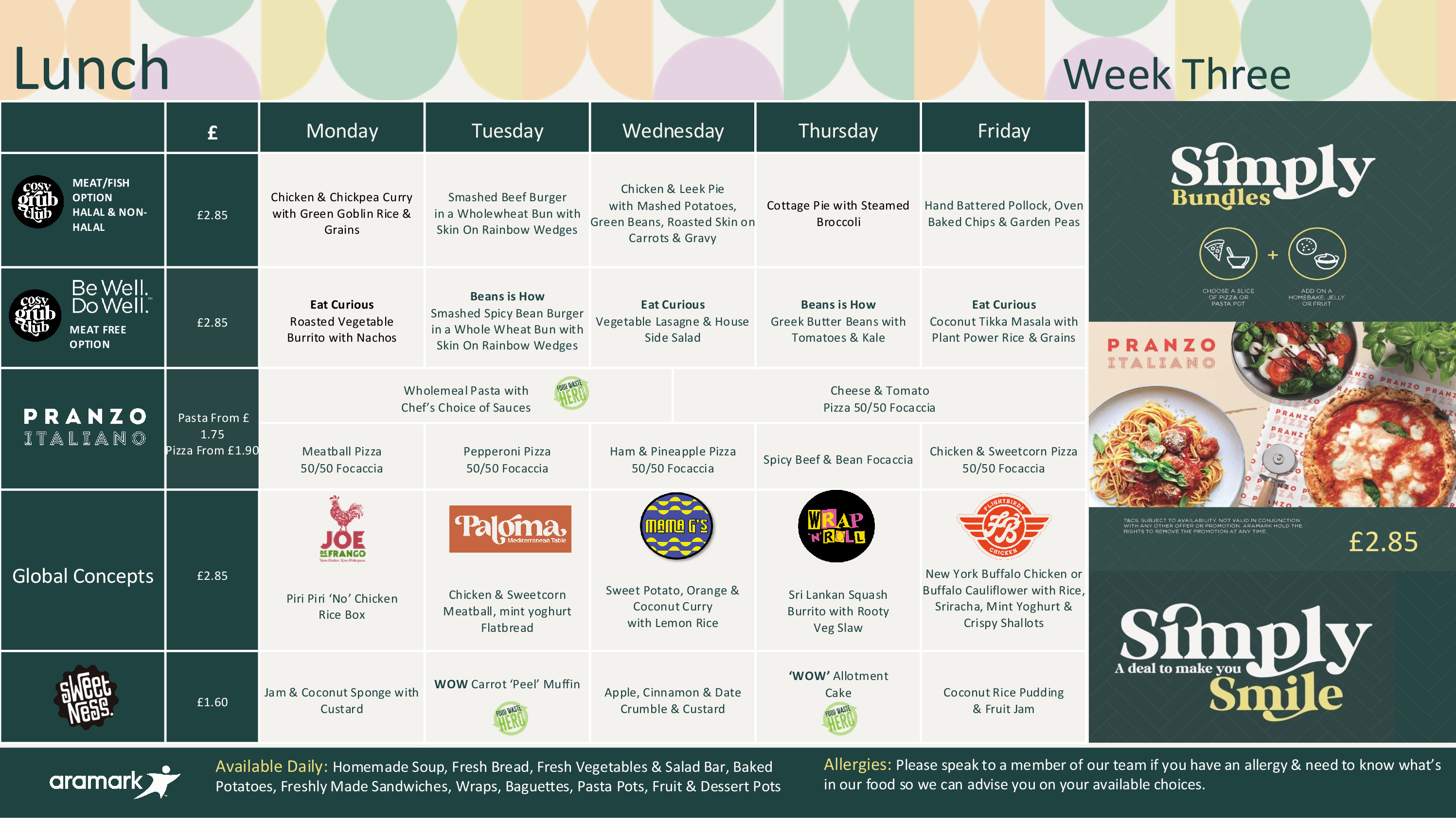 Drayton Manor High School - Menus and Marketing Image